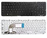 LSB-SHOWER Ersatz-Laptop-Tastatur (mit Rahmen) Kompatibel mit HP 15-g039wm 15-g040ca 15-g041ca 15-g041cy 15-g041ds 15-g042cy 15-g042ds 15-g043cy 15-g048ca 15-g049ca 15-g050