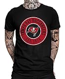 Kansas-City Chiefs vs. Tampa-Bay Buccaneers Playoffs American Football NFL Super Bowl 55 Bucs Herren Männer T-Shirt | Schwarz | L