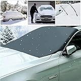 FüR Opel Zafira Corsa Mokka Karl Vivaro VXR,Frontscheibenabdeckung Winter,Sonnenschutz Windschutzscheibenabdeckung Faltbare,Gegen Sonne,Staub,Eis,Frost(210x120cm)