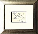 artissimo, Kunstdruck gerahmt, 35x39cm, AG3800, Pablo Picasso: Sleeping Woman, Bild, Wandbild, Poster, Wanddek