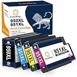 ColorKing Kompatible 950XL 951XL Druckerpatronen Ersatz für HP 950XL 951XL Multipack für HP Officejet Pro 8620 8600 8610 8100 8615 8625 8630 8640 251dw 276dw (Schwarz, Cyan, Magenta, Gelb, 4 Stück)