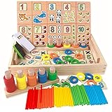 Brain Game Children Wooden Math Counting Stick Number Operation Learning Box Mathematical Toys Math Toy