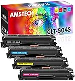 Amstech Kompatibel Tonerkartusche als Ersatz für Samsung CLT-P504C CLT-K504S Xpress SL-C1860FW SL-C1810W CLX-4195FN CLX-4195FW CLT-C504S CLT-M504S CLT-Y504S Toner (Schwarz Cyan Gelb Magenta, 4-Pack)