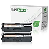 Kineco 2 Toner kompatibel für Brother TN-325 für Brother HL-4140CN, DCP-9055CDN, DCP-9270, HL-4150, HL-4570, MFC-9460CDW, MFC-9970, MFC-9560 - TN-325BK - Schwarz je 4.000 S
