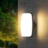 TiyabdT LED Außenwandlampe wasserdicht Außenwandleuchte Außenwandlampe Villa Innenhof Lampe Haushalt Gate Balkon Terrasse verdickt Aluminium + Acryl Lamp
