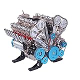 V8 Motor Bausatz - 1: 3 V8 Engine Modell - 500 Teile Simulation Automotor - V8 Motor Eng