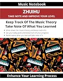 Music Notebook Zhuihu Take Note And Improve Your Level Keep Track Of The Music Theory Take Note Of What You Learned Enhance Your Learning