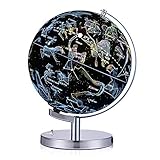 L.HPT Globen für Kinder ， 4-in-1 beleuchtete Sternbildkugel, 10-Zoll-Bluetooth-Sternbildkugel-Tischlampen-Büro-Ausgangsgeschenk-dekorative Verzierung