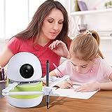 KKTECT Drawing Robot Intelligenter automatischer Roboter Künstler Intelligente Früherziehung Pädagogisches intelligentes Roboterspielzeug Fügen Sie 4 Bücher 38 Karten hinzu (Weiß)