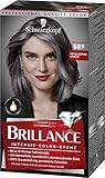 Brilliance Intensiv-Color-Creme 889 Metallic Chrom Stufe 3 (3 x 160 ml), dauerhafte Haarfarbe mit Diamant-Glanz-Effekt & Pflege-Conditioner, 10 Wochen Farb