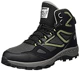 Jack Wolfskin Herren Downhill Texapore MID M Outdoorschuhe, Black/Lime,45 EU