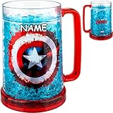 alles-meine.de GmbH Kinder Geschirr & Zubehör _ Verschiedene Artikel frei wählbar _ Avengers - 3D EIS Kristall Effekt - XXL großer - KÜHL Krug / Henkeltasse / Henkelbecher - ink