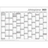 2021 Kalender Poster Grau DIN A1 Jahresplaner Wandplaner Wandkalender gefalzt Wandkalender Wandplaner Posterkalender Jahresplaner Jahresüb