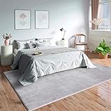 Mia's Teppiche Olivia - waschbarer Teppich für Wohnzimmer, Schlafzimmer, Flur oder Bad, weich, rutschfest, 160x230 cm, G