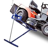 BITUXX® Hebevorrichtung Reinigungshilfe Rasentraktor-Heber Aufsitzmäher Mowerlifter 250kg Belastung +40° Neigung +100cm Auffahrb