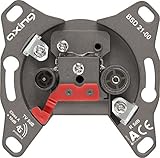 Axing BSD 21-00 2-Port Hyperbreitbandsteckdose Einzel- und Stichleitung