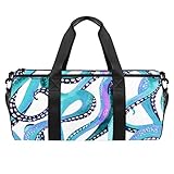 ASDFSD Große Reisetasche Sporttasche Handtasche Schultertasche Weekender Tasche für Damen und Herren Cartoon Octopus Füß