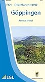 F521 Göppingen: Remstal Filstal (Freizeitkarten 1:50000 / Mit Touristischen Informationen, Wander- und Radwanderungen)