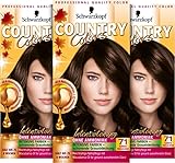 COUNTRY COLORS Intensiv-Tönung 71 Kakao Dunkelgoldbraun Stufe 2 (123 ml), temporäre Haarfarbe für intensive Ergebnisse, Coloration hält bis zu 8 Wochen, ohne Ammoniak