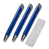 3 x FORBIDDEN PEN® Spicker Kuli, Stift, Schummel Kugelschreiber mit Spickzettel, für Prüfungen, Examen, 3x Stück cheat pen, Schüler, Studenten zur Schule, Ab