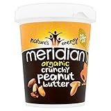 Meridian Organic Crunchy Peanut Butter 100% Nuts 454g
