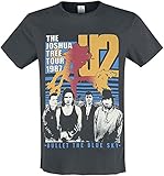 U2 Amplified Collection - Bullet The Blue Sky T-Shirt Charcoal M 100% Baumwolle Band-Merch, B
