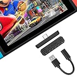 ECHTPower Bluetooth 5.0 Adapter Audio Transmitter für Nintendo Switch/Switch Lite/PS5/PS4/PC Plug & Play USB-C Bluetooth Dongle Sender mit aptX kompetibel mit Bluetooth Kopfhörer Lautsp