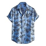 männer Casual Sommer Print knöpfe Kurze ärmel o-Ausschnitt lose t-Shirt Bluse Tops 939ck 2xl-8xl zubehör Herzschlag 8XL locker sitzende Herren-t-Shirt rivleon grün rot 2XL Merino W