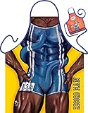 Bodybuilder Motiv Kochschürze sexy Männerkörper Schürze : Record Man -- Themenschürze mit Minischürze für F