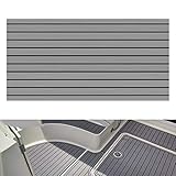 Dioche Yachts Teak Terrassenpad, EVA rutschfeste Marine Bootsbodenmatte Marine Bodenbelag Pad für Boot Schwimmbad 240 x 89,9