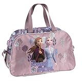 Ragusa-Trade Disney Frozen - Die Eiskönigin Anna und ELSA (Dog), Sporttasche Reisetasche für Mädchen, Rose/violett, 40 x 25 x 16