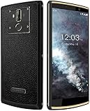 【10000 mAh Akku】 SIM-Freies, entsperrtes Handy, OUKITEL K7 Pro 4G, entsperrtes Smartphone, 15.2 cm HD-Display, 4 GB + 64 GB, Rückseite Leder + Metall-Mittelrahmen, OTG, 9 V/2