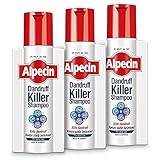 Alpecin Schuppen Killer Shampoo 3x 250ml | Entfernt effektiv und beugt Schuppen vor | Haarpflege für Männer Made in Germany