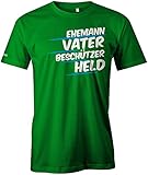 Jayess Ehemann Vater Beschützer Held - Herren T-Shirt in Grün by Gr. XL