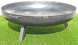Feuerschale aus Stahl 1200 mm / mit 3 Beinen und 2 G