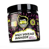 FTWIN HIGH VOLTAGE BOOSTER | Für GAMER und E-SPORTLER | REFLEX – FOCUS – ENERGY – ENDURANCE | 320 g = 40 Portionen (Black Voodoo)
