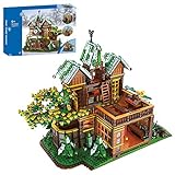 CALEN Modular Haus Architektur Bausatz, 2466 Teile Wald Baumhaus Zeit Haus Modell Kit, Kreative Geschenke für Erwachsene und Kinder, Kompatibel mit Lego 21318