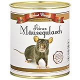 Mäusegulasch aus der Dose – Geschenk zu Weihnachten, Nikolaus, Scherzartikel, Wichtelgeschenk, Geburtstagsgeschenk, lustige Geschenk