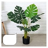 YUXI8541NO Bonsai Pflanze 80cm Künstliche Pflanzenschildkröte Rücksimulation Grünpflanze, Topf für Innen-Außen-Home Office-Shop Hauswarming-Geschenk-Dekoration EIN Stück. Simulation B