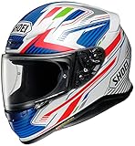 Shoei Helm NXR Stab TC-2 weiß blau rot Motorradhelm Integralhelm, XL