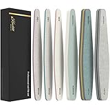 Kanddit Beauty™ Nagelfeilen-Set in Salonqualität, waschbar, doppelseitig, Körnung 150/180/200/240/280/1000/4000, 6 Stück