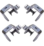C-Zwingen Set, Heavy Duty C-Klemme, mit Breiten Backenöffnungen, 304, für Diy Holzbearbeitung, Schweißen, Tischlerei, Silberfarb