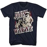 John Wayne American Legend Hollywood Schauspieler The Duke on Horse T-Shirt für Erwachsene, navy, X-Groß