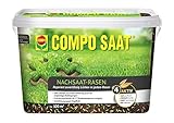 Compo SAAT Nachsaat-Rasen, Spezielle Nachsaat-Mischung mit wirkaktivem Keimbeschleuniger, 2 kg, 100 m²