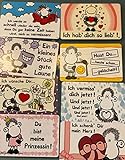 Adventskalender für Freunde, Liebende. Paare,24 Liebeskarte – So schön - Postkarte von Sheepw