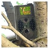 YXAQQK Wildkamera Wanderkamera HC300A 16MP Nachtsicht 1080P Video Wireless Wildlife Cameras Cams für Jägerfotos Fallenüberwachung Jagdk