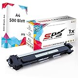 SPS Kompatibel Tonerkartuschen Ersatz TN 1050 Toner kompatibel für Brother DCP-1510E 1512A 1610WE 1612WVB 1616NW HL-1110 1112A 1210W 1211W 1212WVB MFC-1810 1810E & dazu A4 DIN Kopierpapier 500 B