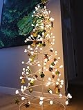 Weihnachtslicht-Spiralbaum, Metall, Weihnachtsbaum, Lampe, Display, Baum, Hochzeit, Urlaub, Weihnachtsdekoration, beleuchteter Spiralbaum für Innen- und Außenbereich, Party, Zuhause, Garten, Urlaub
