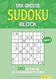 Der große Sudokublock Band 5: 380 Kulträtsel in 3 Schwierigk
