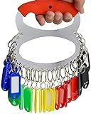 Schlüsselanhänger Personalisiert Key Organizer Management Portable Schlusselanhänger mit 28 Separable Key Rings Schlüsselband Verschiedene Color Key Tags (28 Bit)